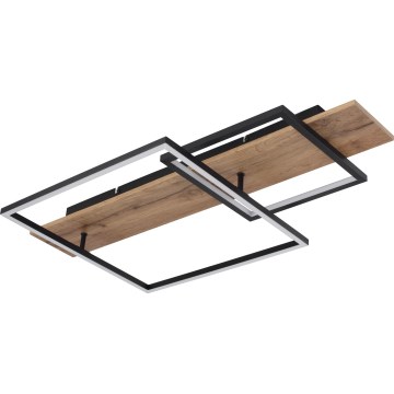 Globo 67289D1 - LED stropné svietidlo VANNI LED/24W/230V 40x75 cm hnedo-čierne