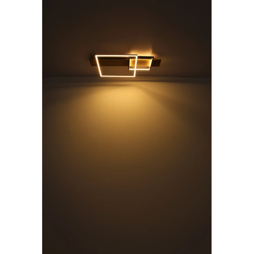 Globo 67289D1 - LED stropné svietidlo VANNI LED/24W/230V 40x75 cm hnedo-čierne