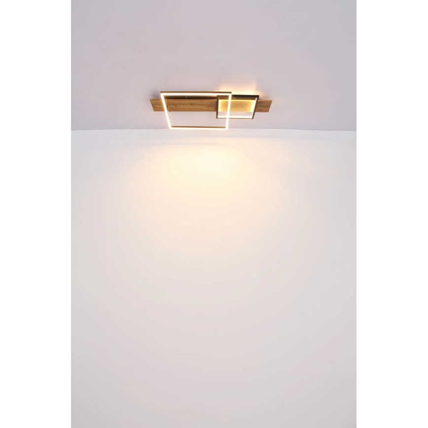 Globo 67289D1 - LED stropné svietidlo VANNI LED/24W/230V 40x75 cm hnedo-čierne