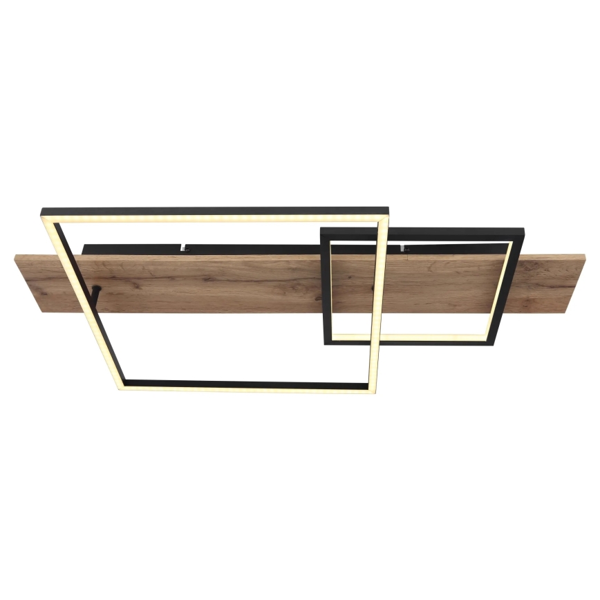 Globo 67289D1 - LED stropné svietidlo VANNI LED/24W/230V 40x75 cm hnedo-čierne