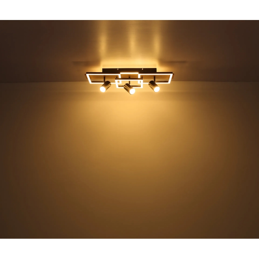 Globo - LED Stropné svietidlo LED/48W/230V + 3xGU10/5W 3000K 27x72 cm