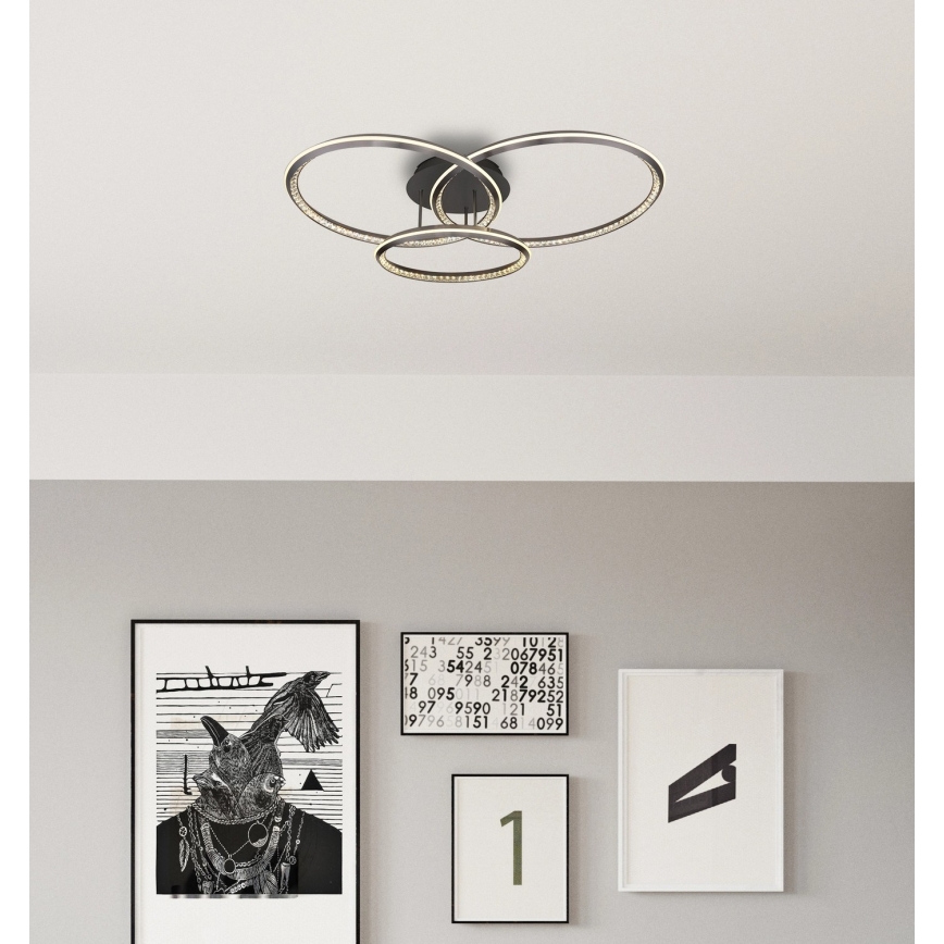 Globo - LED stmievateľné stropné svietidlo LED/72W/230V 2700-6000K 50x75 cm + diaľkové ovládanie