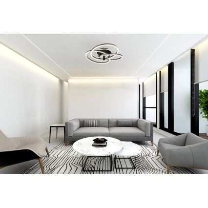 Globo - LED stmievateľné stropné svietidlo LED/75W/230V 2700-6000K pr. 78 cm + diaľkové ovládanie