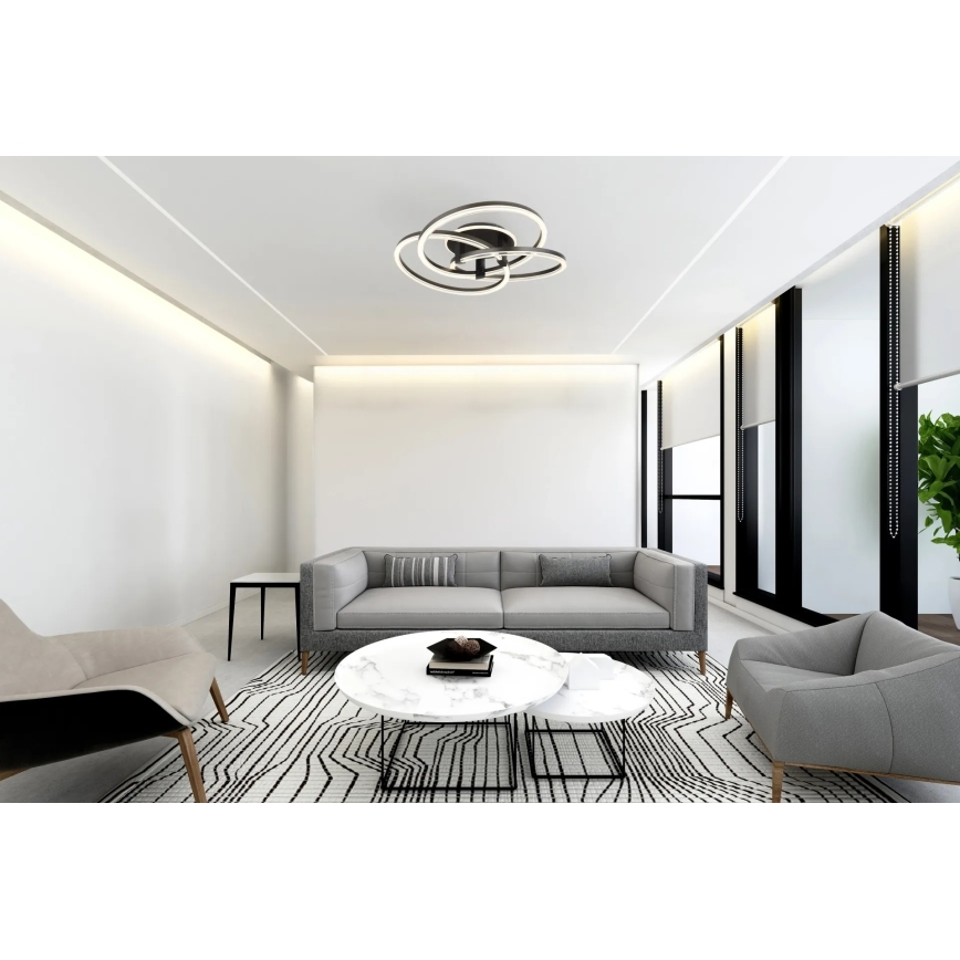 Globo - LED stmievateľné stropné svietidlo LED/75W/230V 2700-6000K pr. 78 cm + diaľkové ovládanie