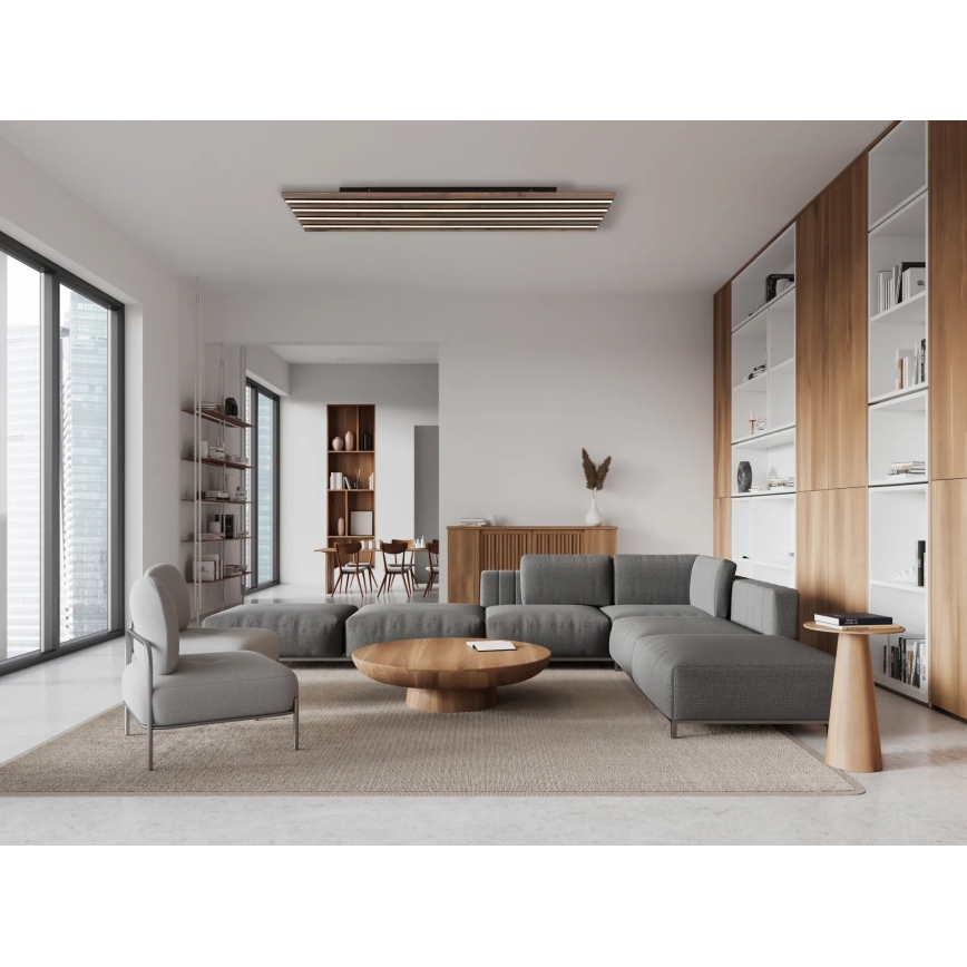 Globo - LED Stmievateľné stropné svietidlo LED/40W/230V 2700-6000K 30x120 cm + diaľkové ovládanie