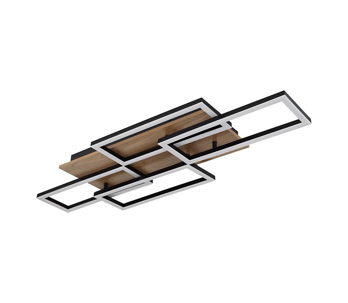 Globo 67359-40 -LED stmievateľné stropné svietidlo JEFFRY 40W/230V 32,5x87,5 cm hnedá/čierna+DO 67359-40
