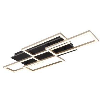 Globo - stmievateľné LED stropné svietidlo LED/40W/230V 2700-6500K 32,5x87,5 cm čierne + diaľkové ovládanie