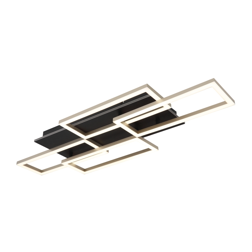 Globo - stmievateľné LED stropné svietidlo LED/40W/230V 2700-6500K 32,5x87,5 cm čierne + diaľkové ovládanie