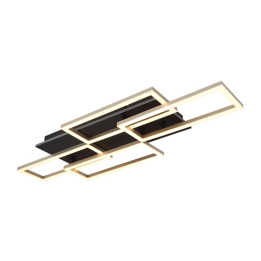 Globo - stmievateľné LED stropné svietidlo LED/40W/230V 2700-6500K 32,5x87,5 cm čierne + diaľkové ovládanie