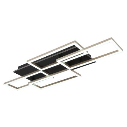 Globo - stmievateľné LED stropné svietidlo LED/40W/230V 2700-6500K 32,5x87,5 cm čierne + diaľkové ovládanie