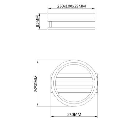 Globo - LED stropné svietidlo LED/10W/230V 3000/4200/6000K