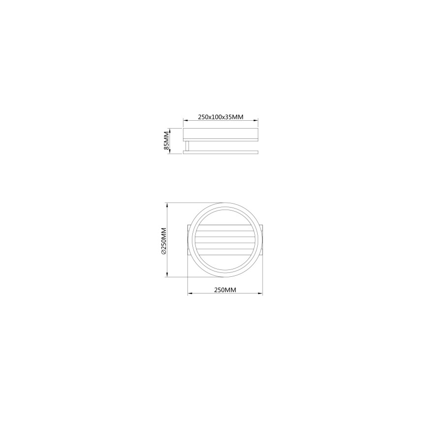 Globo - LED stropné svietidlo LED/10W/230V 3000/4200/600K 25x25 cm