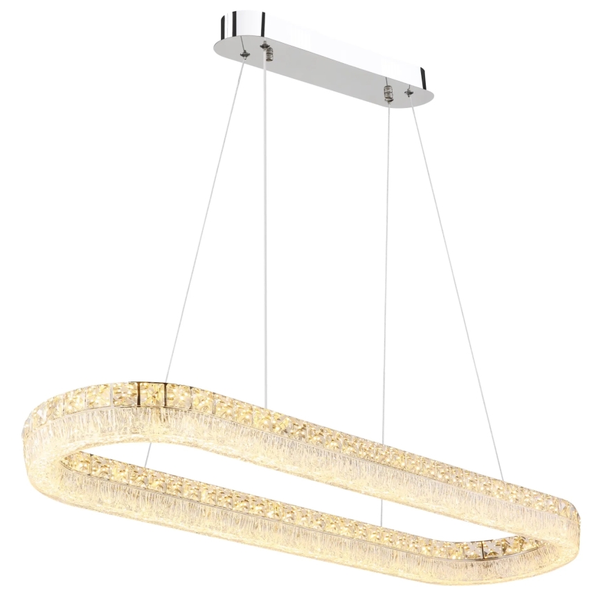 Globo - LED stmievateľný luster na lane LED/40W/230V 2700–6000K číre + diaľkové ovládanie