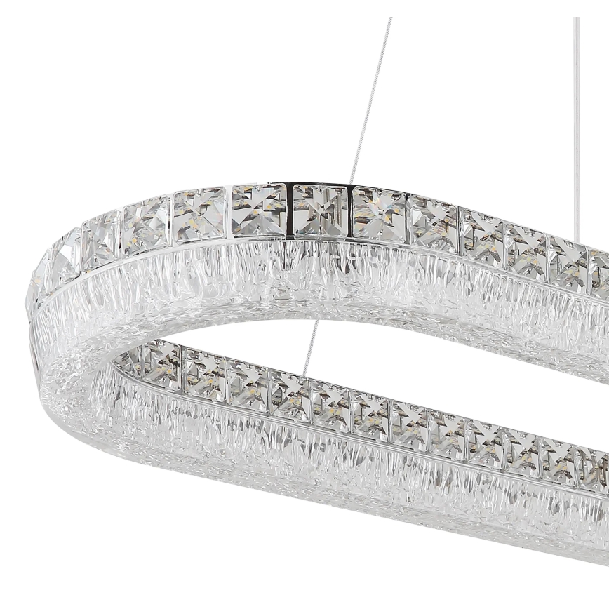 Globo - LED stmievateľný luster na lane LED/40W/230V 2700–6000K číre + diaľkové ovládanie