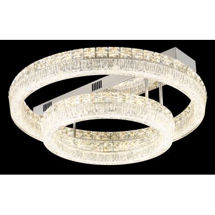 Globo - LED Stmievateľné stropné svietidlo LED/60W/230V 2700-6000K číre + diaľkové ovládanie