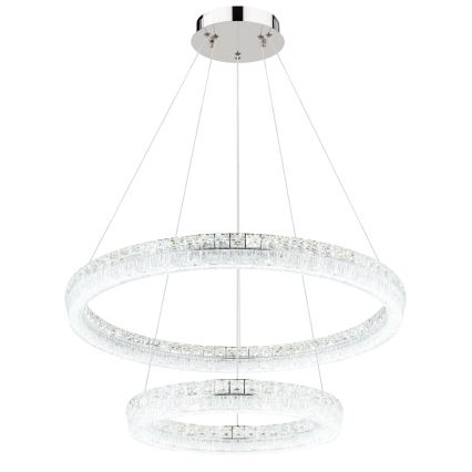 Globo - LED stmievateľný luster na lane LED/72W/230V 2700-6000K priehľadné + diaľkové ovládanie
