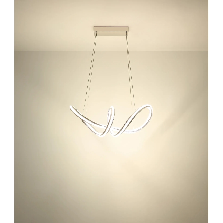 Globo - LED stmievateľný luster na lane LED/45W/230V 2700-6000K lesklý chróm + diaľkové ovládanie