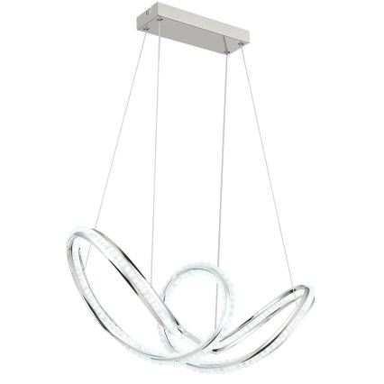 Globo - LED stmievateľný luster na lane LED/45W/230V 2700-6000K lesklý chróm + diaľkové ovládanie