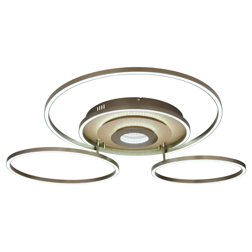 Globo - LED stmievateľné stropné svietidlo LED/60W/230V 2700-6500K 80,8x99,2 cm mosadz + diaľkové ovládanie