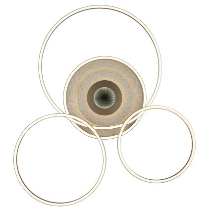 Globo - LED stmievateľné stropné svietidlo LED/60W/230V 2700-6500K 80,8x99,2 cm mosadz + diaľkové ovládanie