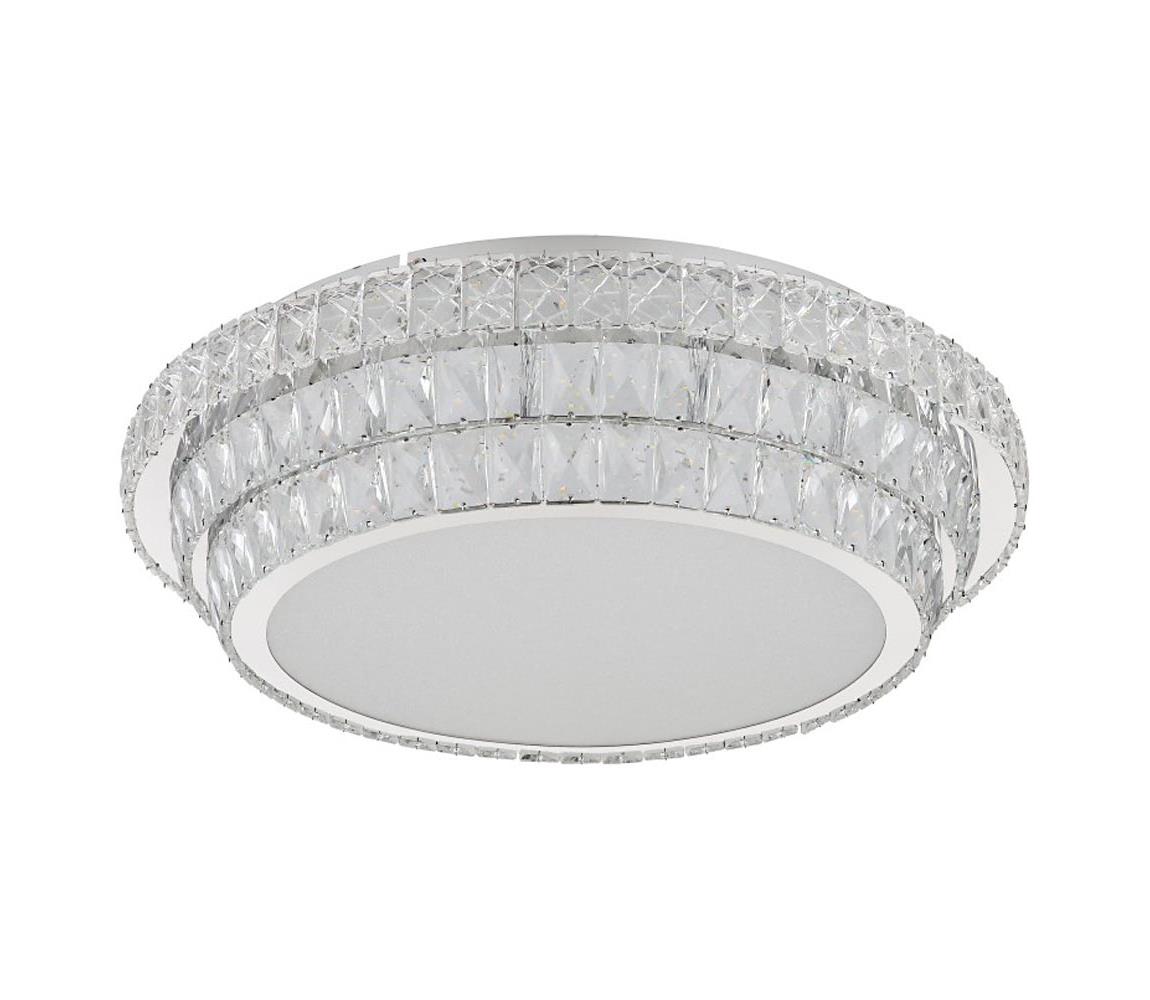 Globo 68157-58 - LED stmievateľné stropné svietidlo KLARA 58W/230V 2700-6000K pr. 60 cm biele + diaľkové ovládanie 68157-58