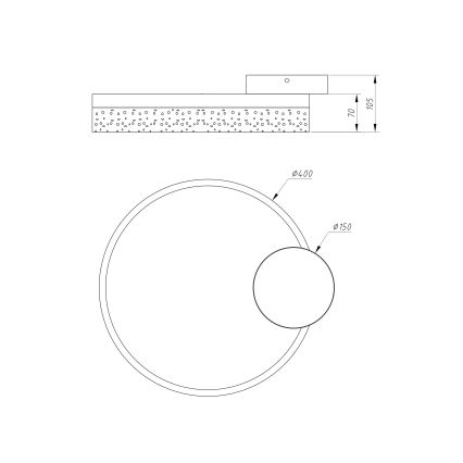 Globo - LED Stropné svietidlo LED/24W/230V