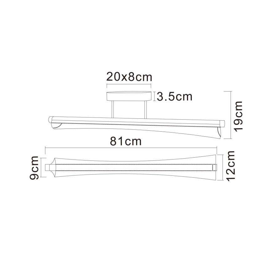 Globo - LED luster na tyči LED/28W/230V 2700/4000/6000K