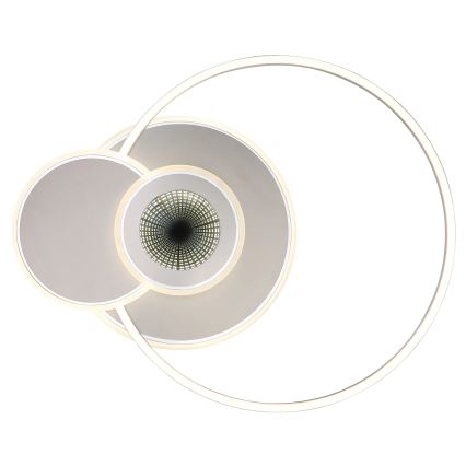 Globo - stmievateľné LED stropné svietidlo LED/24W/230V 2700-6500K 45x56 cm strieborné + diaľkové ovládanie
