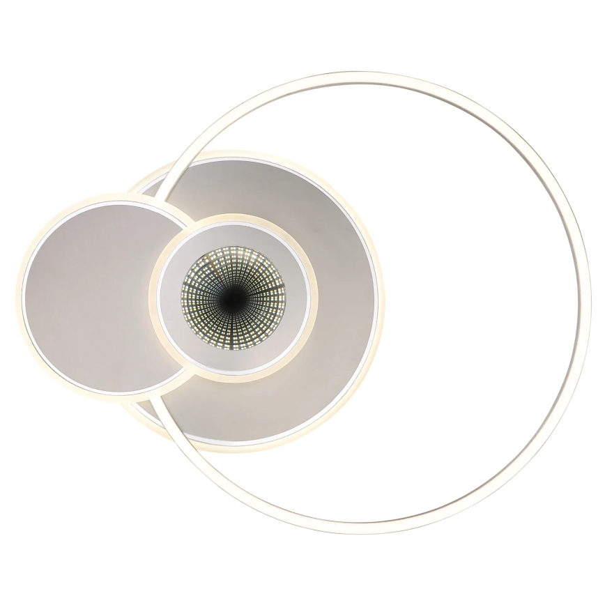 Globo - stmievateľné LED stropné svietidlo LED/24W/230V 2700-6500K 45x56 cm strieborné + diaľkové ovládanie