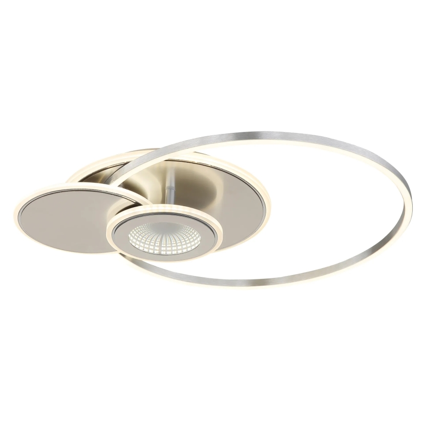 Globo - stmievateľné LED stropné svietidlo LED/24W/230V 2700-6500K 45x56 cm strieborné + diaľkové ovládanie