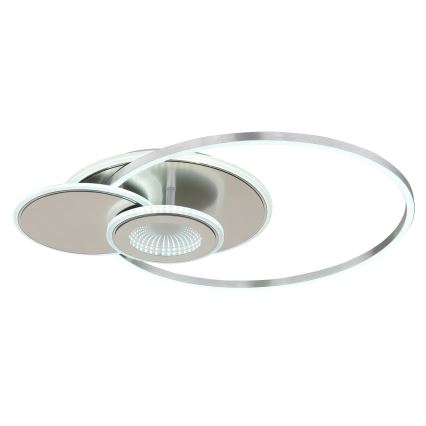 Globo - stmievateľné LED stropné svietidlo LED/24W/230V 2700-6500K 45x56 cm strieborné + diaľkové ovládanie