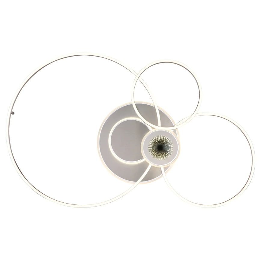 Globo - LED stmievateľné stropné svietidlo LED/36W/230V 2700-6500K strieborné + diaľkové ovládanie
