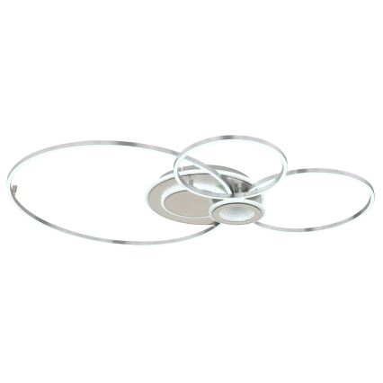 Globo - LED stmievateľné stropné svietidlo LED/36W/230V 2700-6500K strieborné + diaľkové ovládanie
