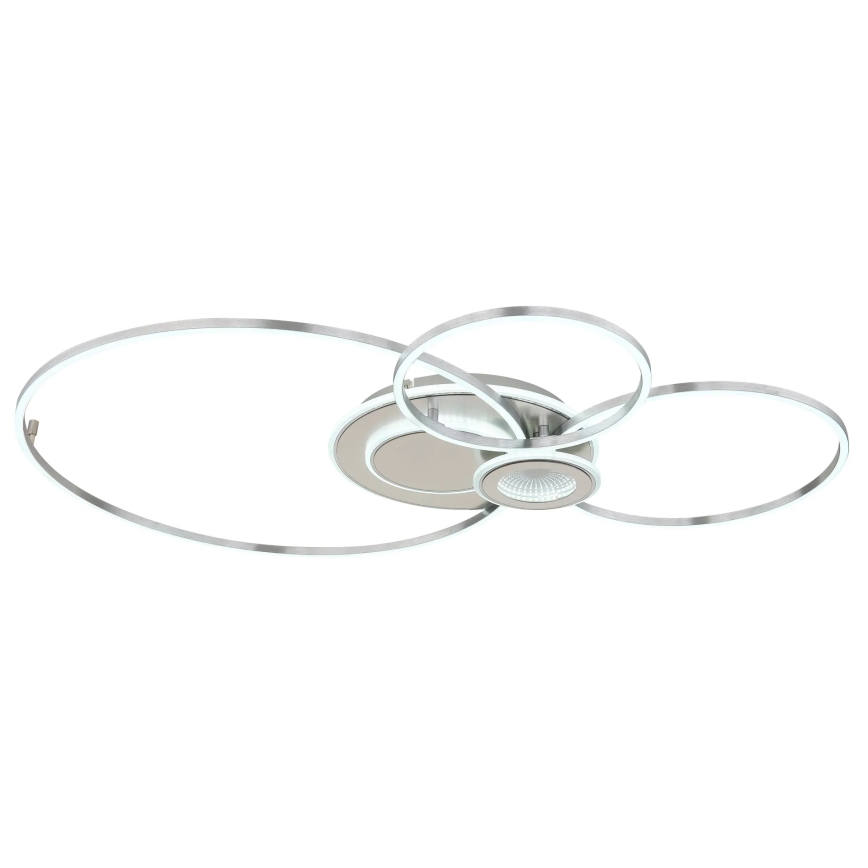 Globo - LED stmievateľné stropné svietidlo LED/36W/230V 2700-6500K strieborné + diaľkové ovládanie