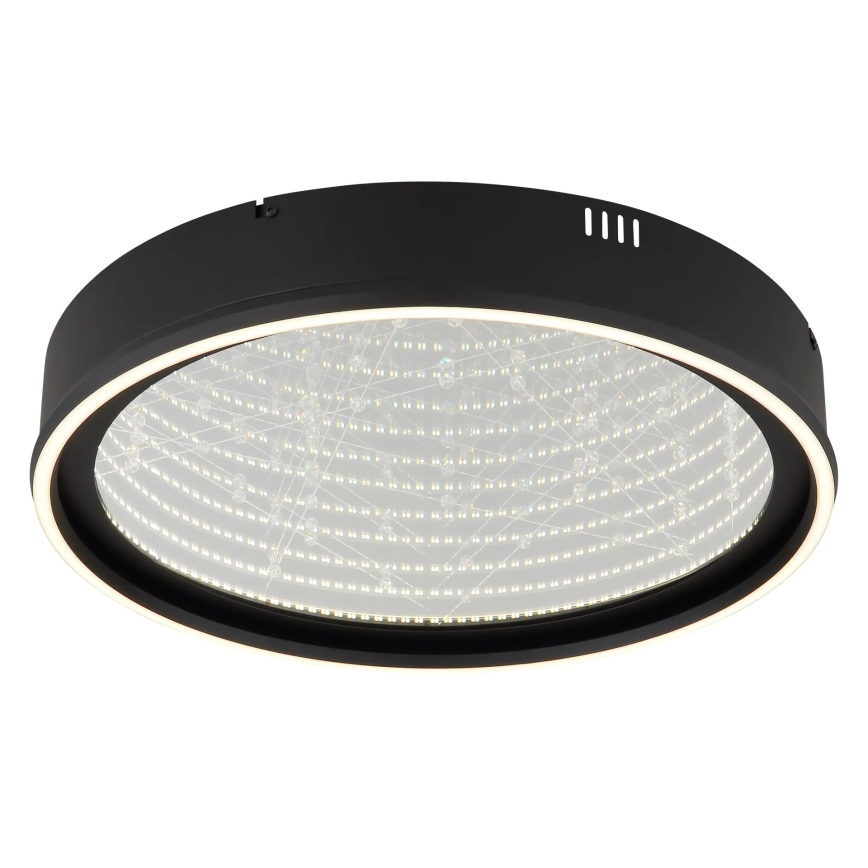 Globo - stmievateľné LED stropné svietidlo LED/40W/230V 2700-6500K, priemer 51,5 cm, čierne + diaľkové ovládanie