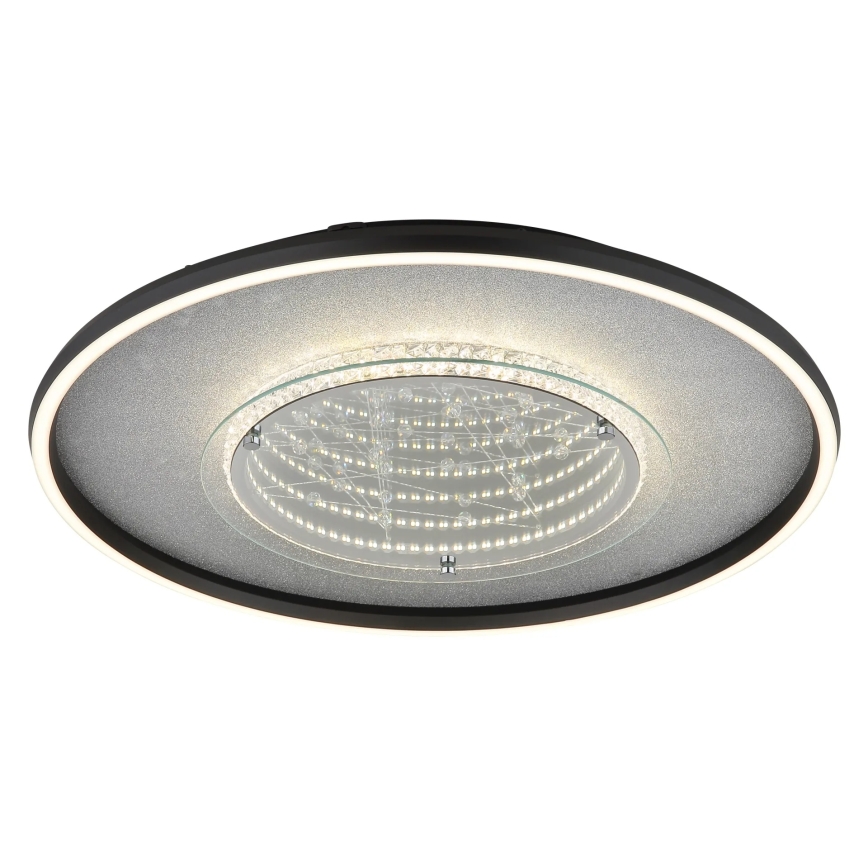 Globo - LED stropné svietidlo LED/40W/230V 3000/4000/6000K pr. 51,5 cm čierna