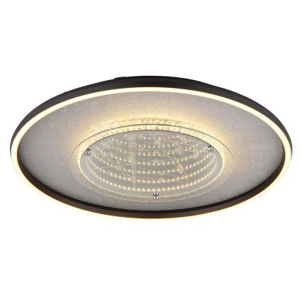 Globo - LED stropné svietidlo LED/40W/230V 3000/4000/6000K pr. 51,5 cm čierna