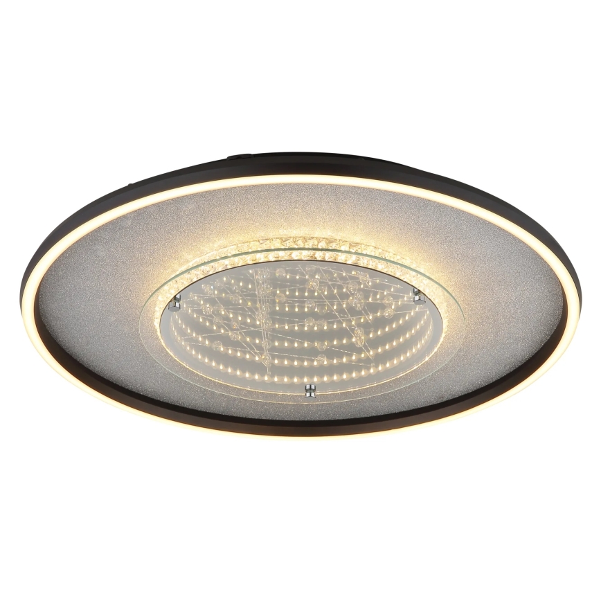 Globo - LED stropné svietidlo LED/40W/230V 3000/4000/6000K pr. 51,5 cm čierna