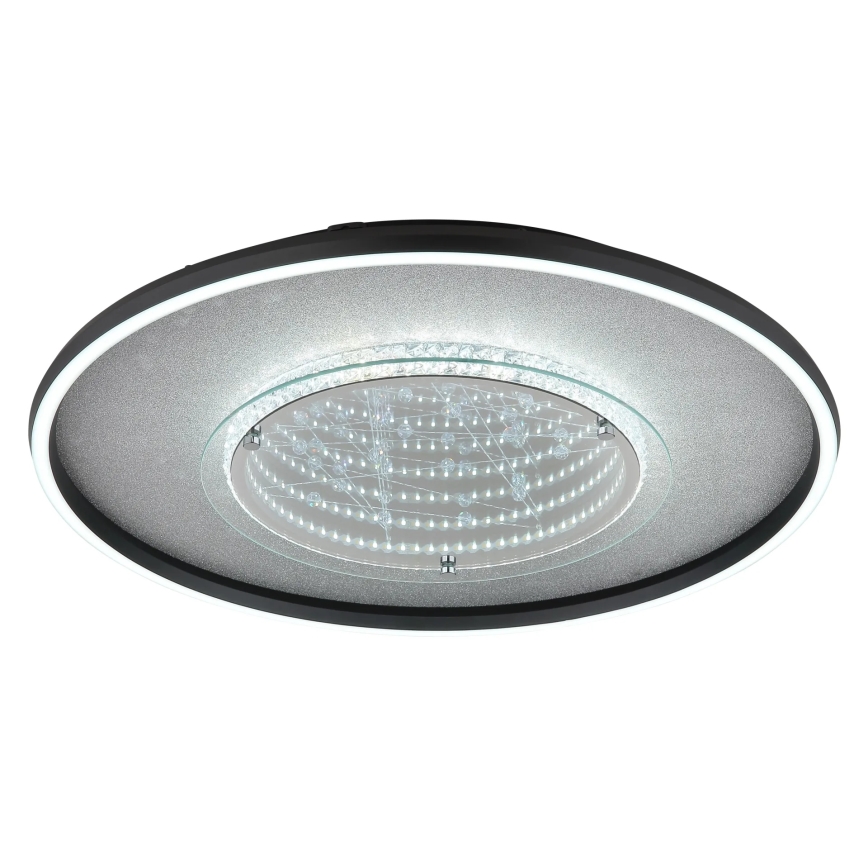 Globo - LED stropné svietidlo LED/40W/230V 3000/4000/6000K pr. 51,5 cm čierna