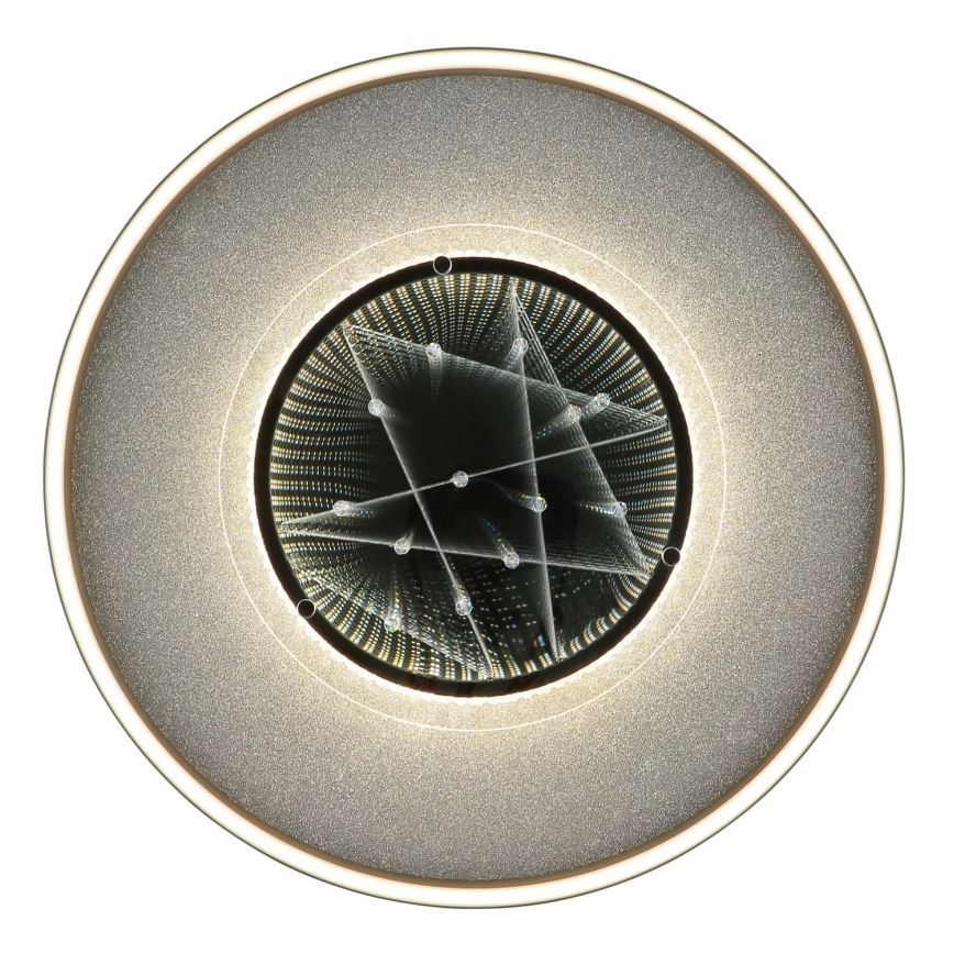 Globo - LED stropné svietidlo LED/40W/230V 3000/4000/6000K pr. 51,5 cm čierna