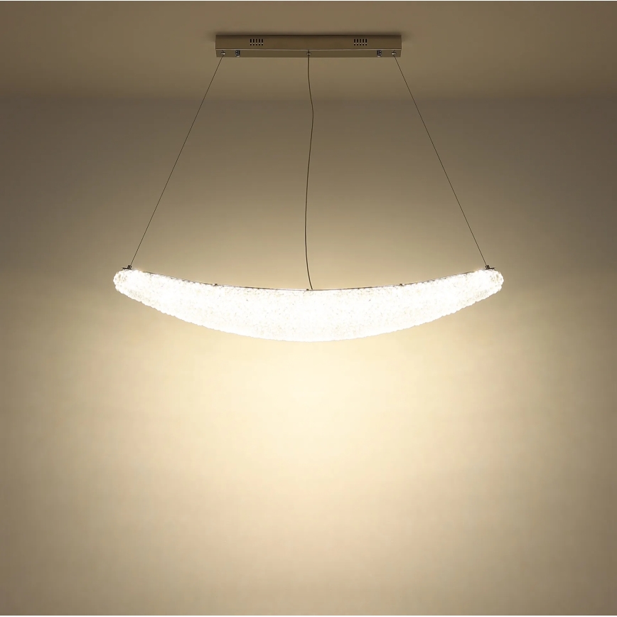 Globo - stmievateľný LED luster na lane LED/40W/230V 2700-6000K lesklý chróm + diaľkové ovládanie