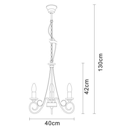 Globo - Stojacia lampa 1xE27/60W/230V