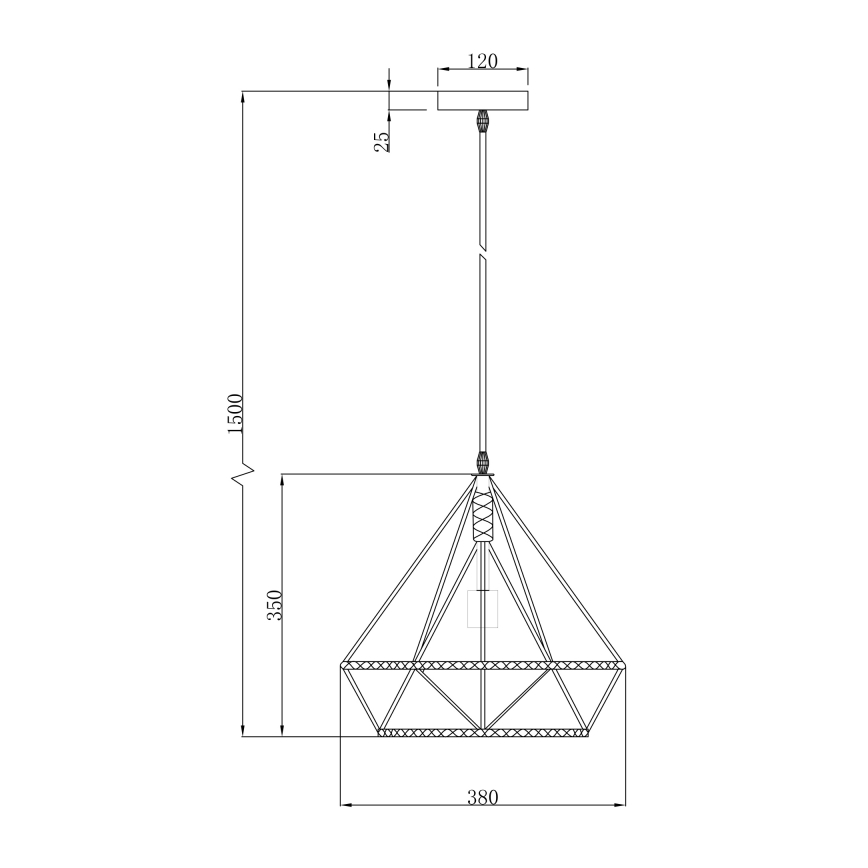 Globo 69029 - Luster na lanku ULLEU 1xE27/60W/230V