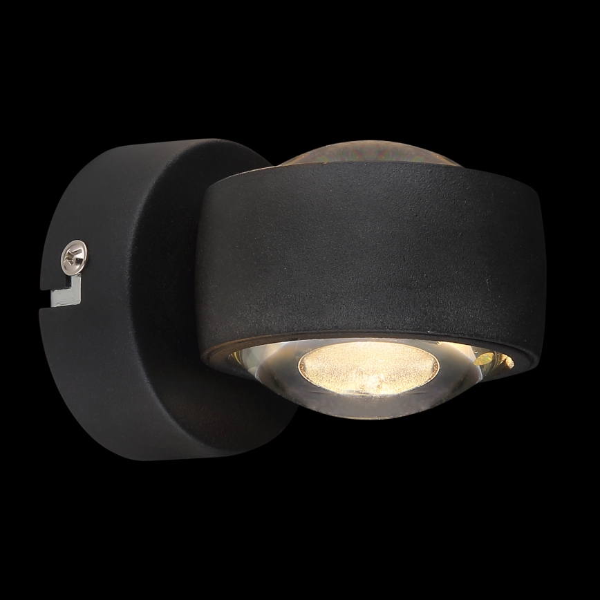 Globo - LED nástenné svietidlo LED/7W/230V 3000K čierne