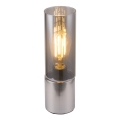 Globo - Dotyková stolná lampa 1xE27/25W/230V pr. 9 cm matný chróm