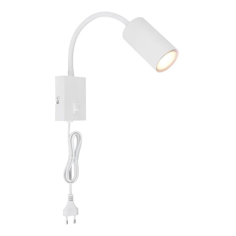 Globo - Flexibilná nástenná lampa 1xGU10/25W/230V biela
