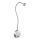 Globo - LED Flexibilná lampička LED/3W/230V lesklý chróm