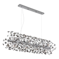 Globo - LED luster na lankách 12xG9/3,5W/230V lesklý chróm