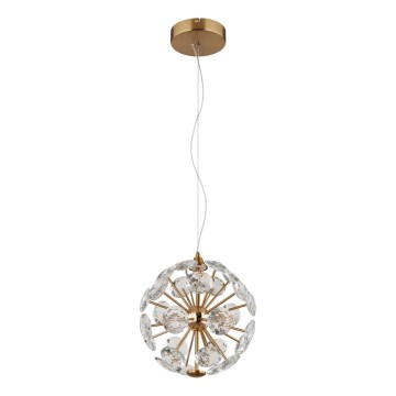 Globo - LED luster na lankách LED/12W/230V 3000K zlatý