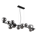 Globo - LED Luster na lanku 13xG9/3,5W/230V dymová/čierna